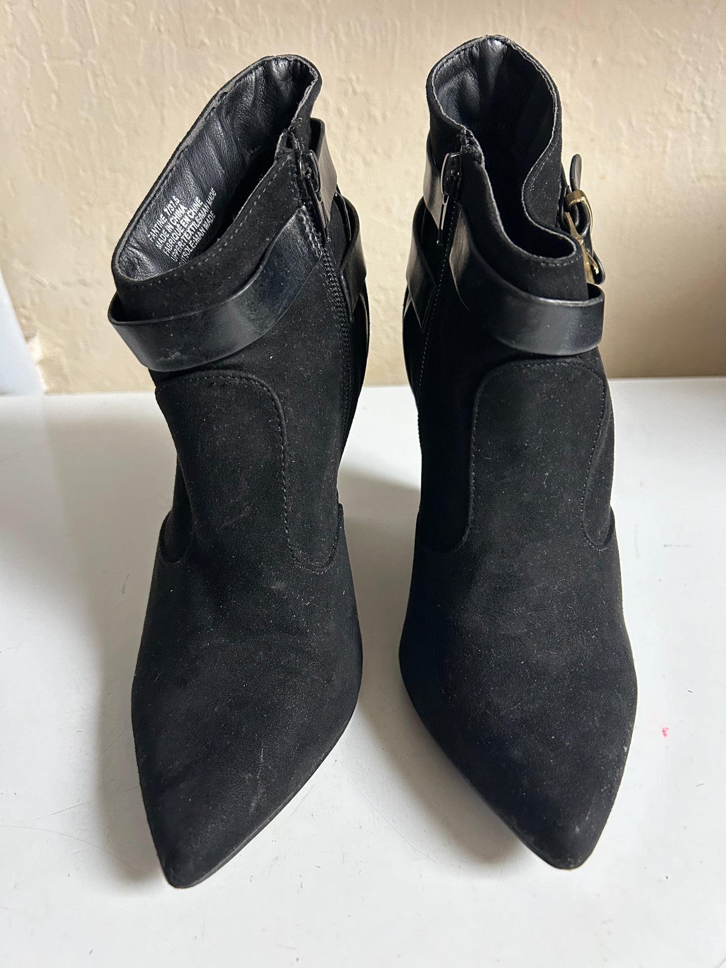 Black Suede Wedges