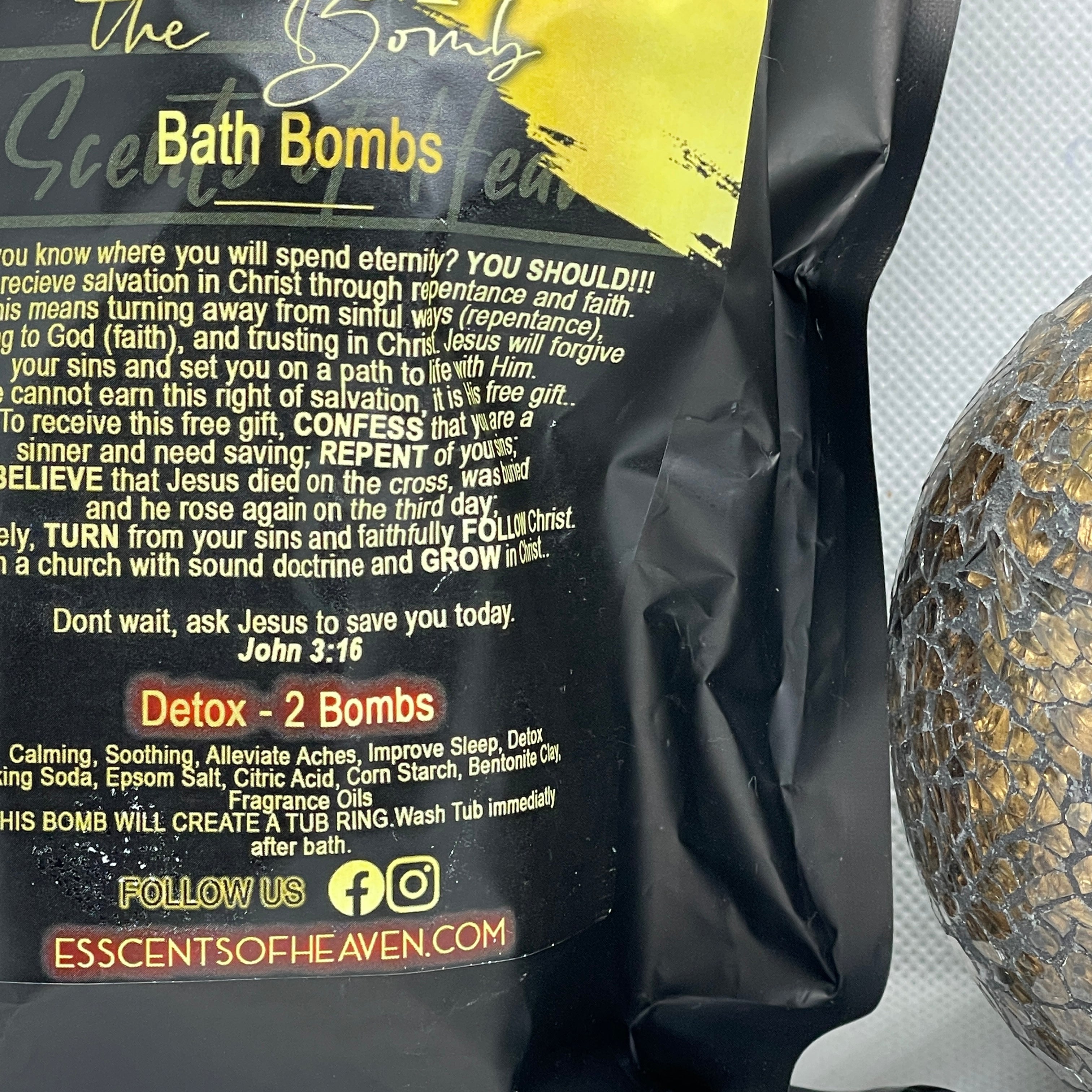 "Drop the Bomb" Bath Bombs.