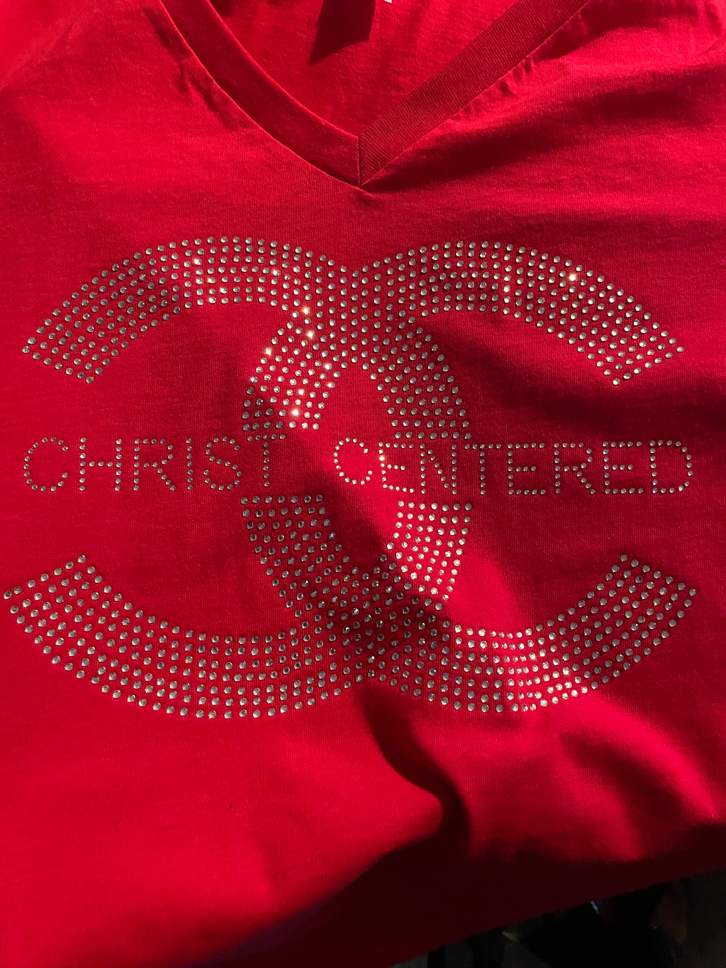 Christ Centered Bling Tee