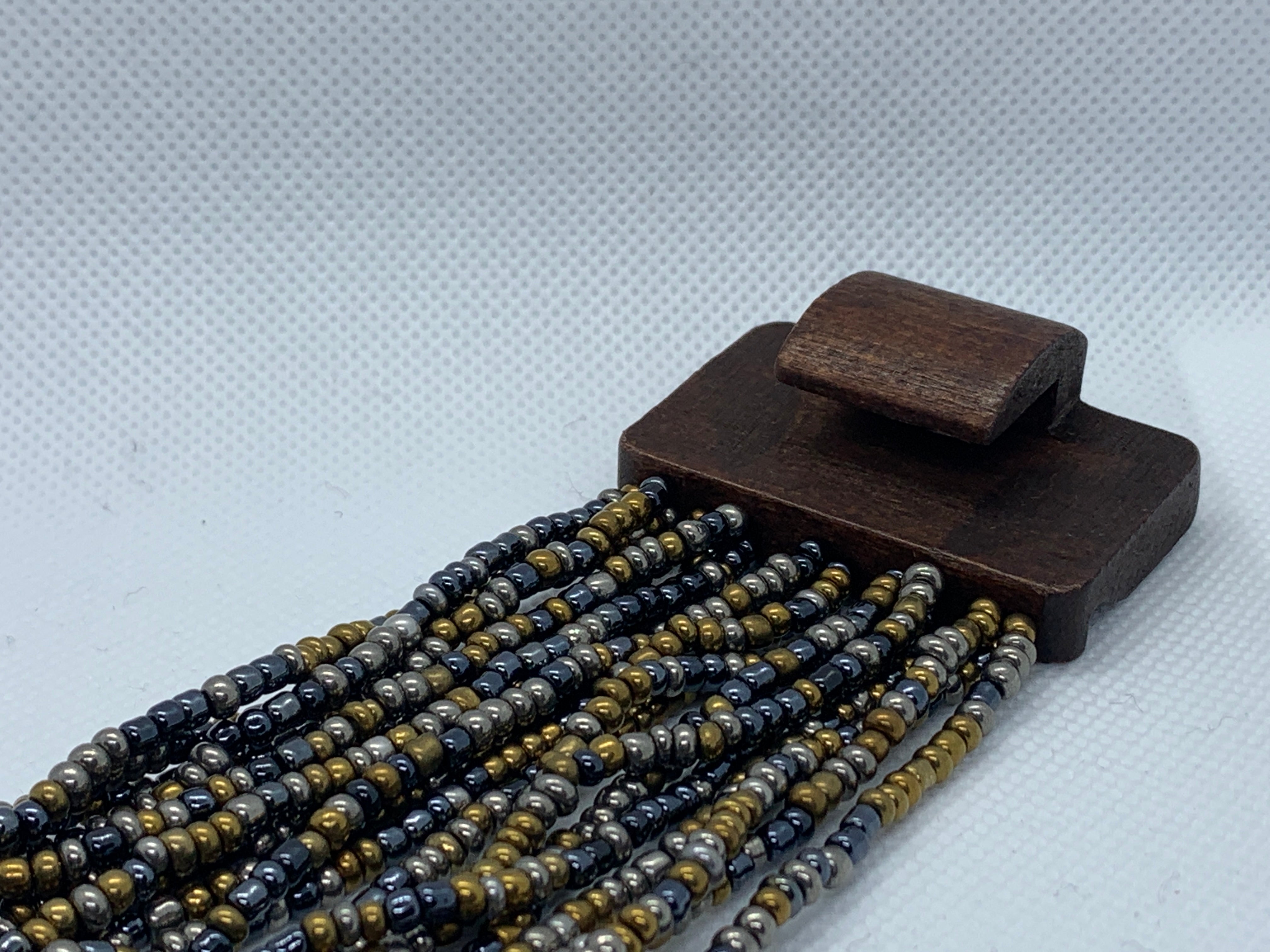 Wooden Seedbead Bracelet