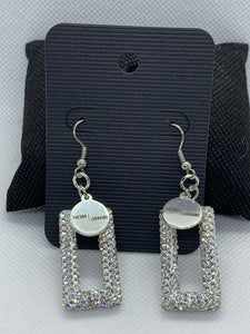 "SPARKLE" Thedra Lorraine Bling Crystal Earrings