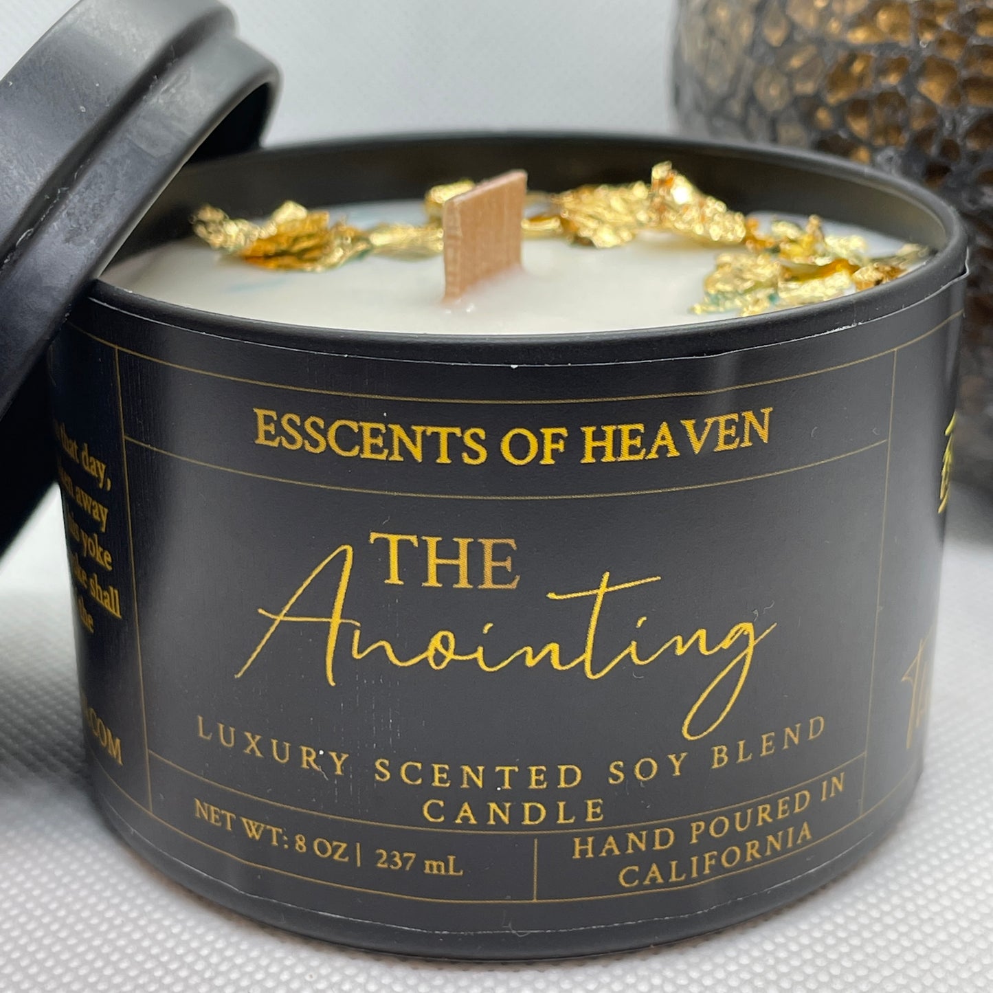 “The Anointing” Gold Leaf Candle