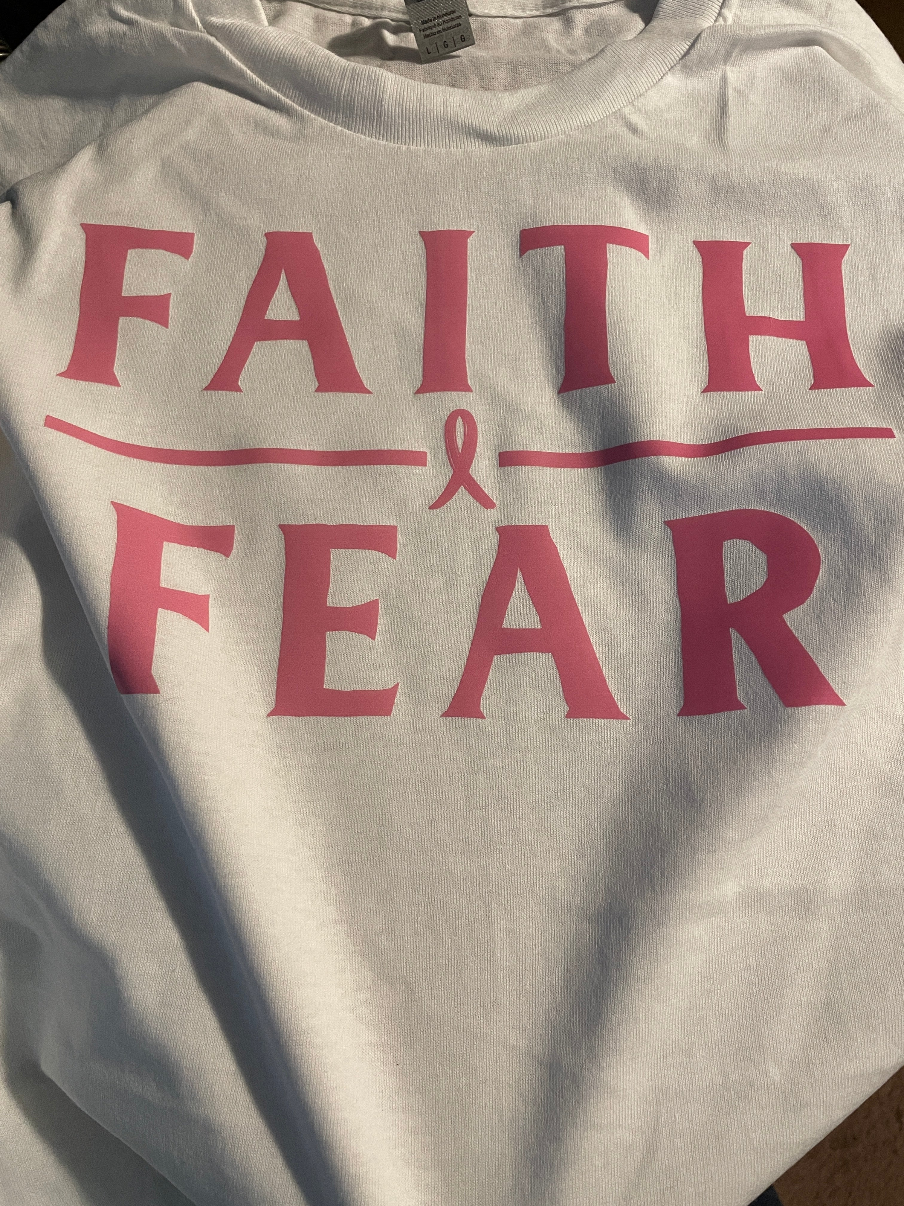 Faith over Fear (breast cancer awareness)