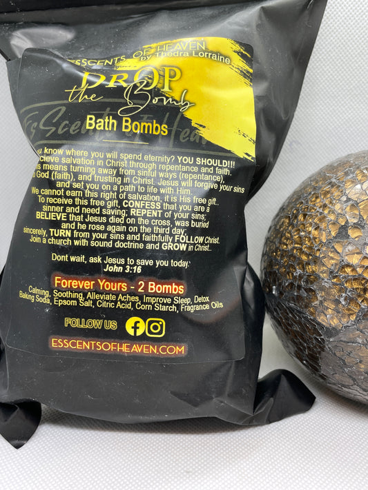 "Drop the Bomb" Bath Bombs.