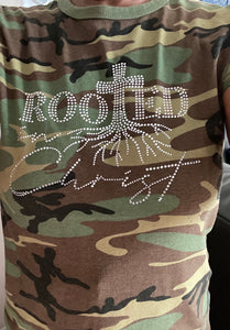 Rooted in Christ Bling Tee