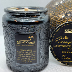 "The Promised Land" Glitter Candle