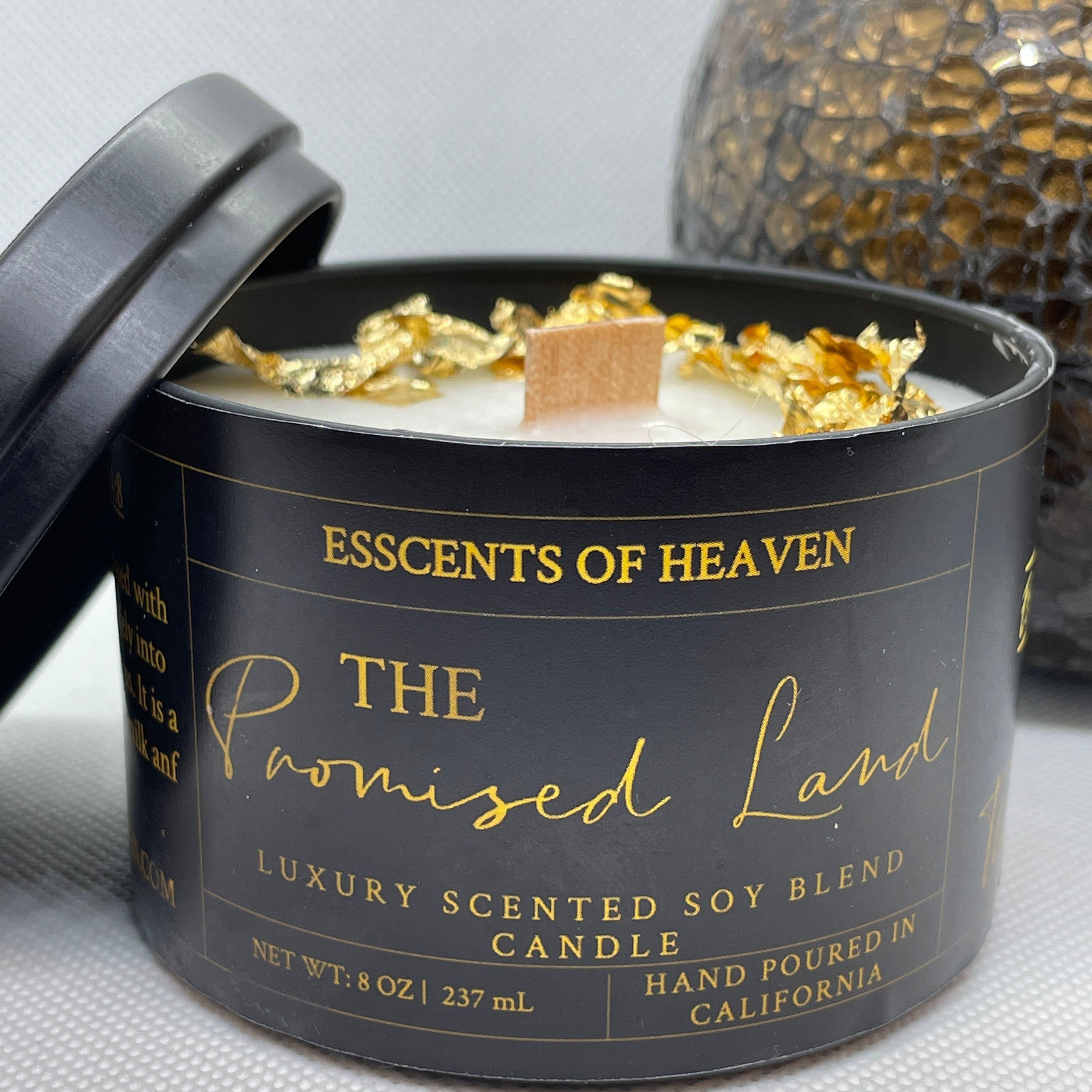 "The Promised Land" Gold Leaf Candle