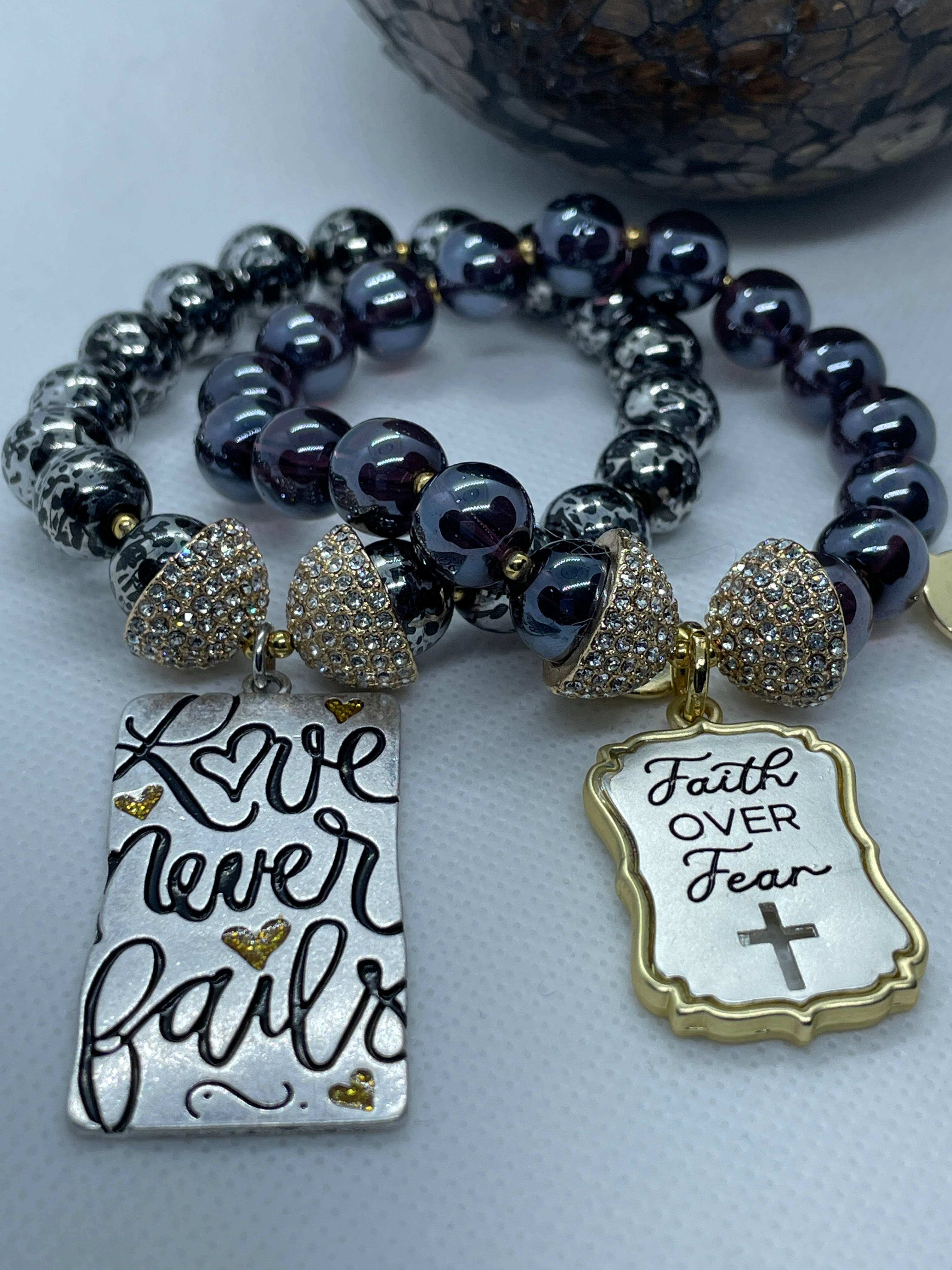 Beautiful Crystal & Beaded bracelets